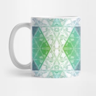 Rainbow Tie Dye Mosaic Colorful Mug